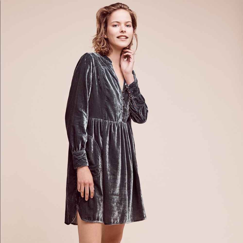 Holding Horses Velvet Dress